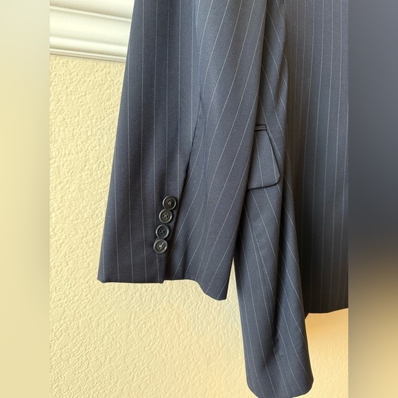 Brooks Brothers USA made Madison 100% Wool Blazer Sport Coat Navy Size 42R / 36W - Picture 5 of 12